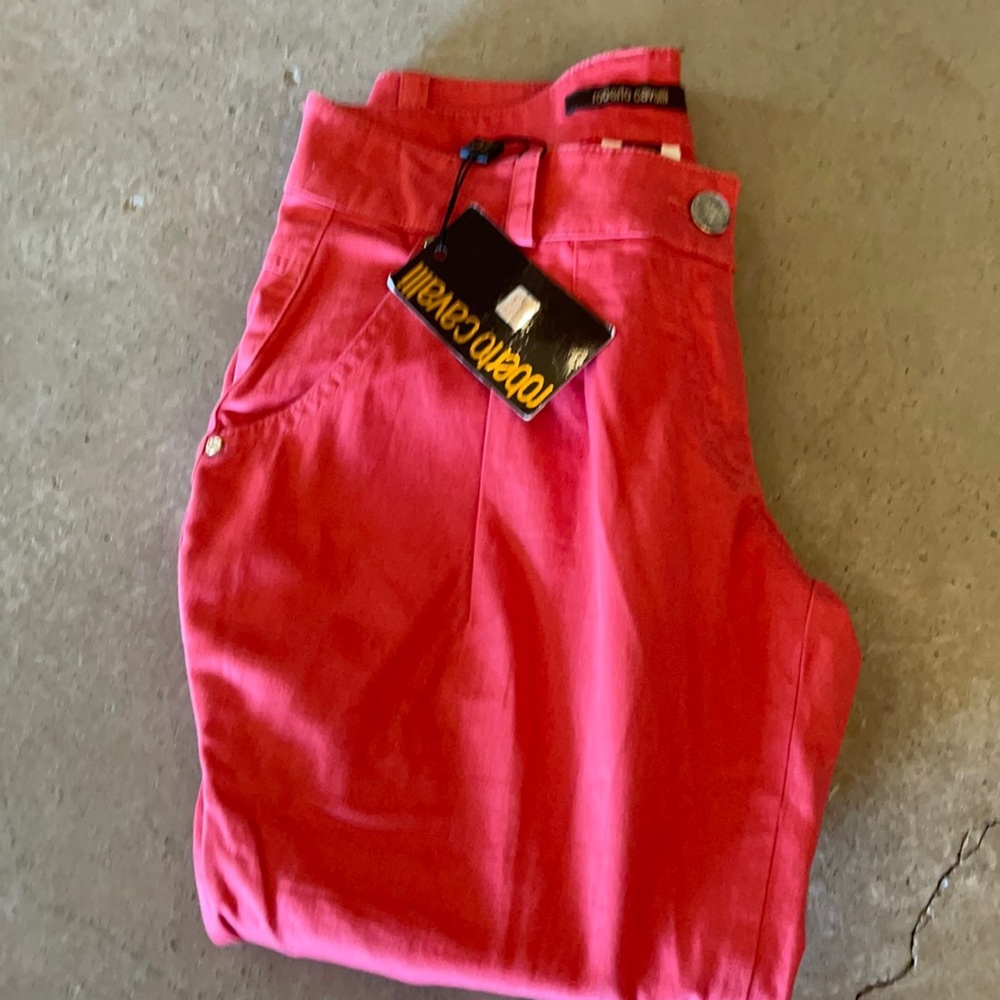 New Roberto Cavalli Coral Pants